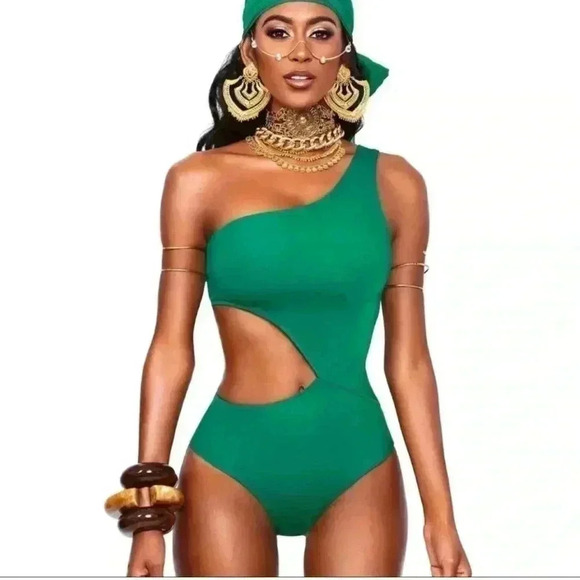 BFyne Carri One Shoulder One Piece Swimsuit Size XXL NWT - Picture 1 of 6